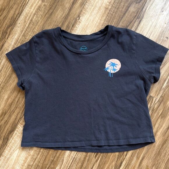Pura Vida Surf Tour Cropped T-Shirt Size XS - Picture 1 of 5